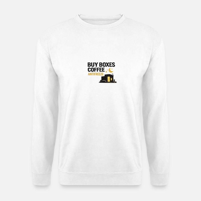 Night Shift Coffee Antifreeze - Unisex Sweatshirt - white