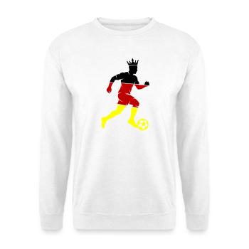 Footballeurs d’Allemagne - Sweat-shirt Unisexe - blanc - Devant