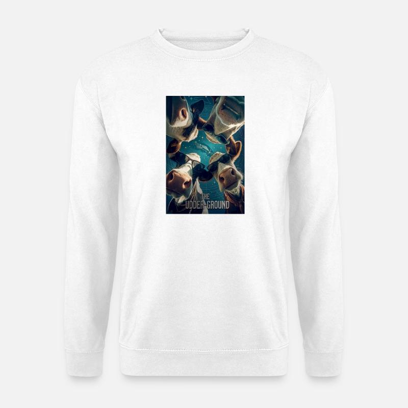 Cosmic Sunglass Herd - Unisex Sweatshirt - white