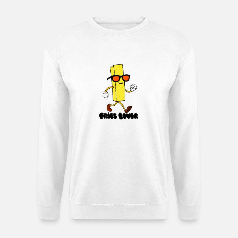 Fries Lover - Unisex Sweatshirt - white