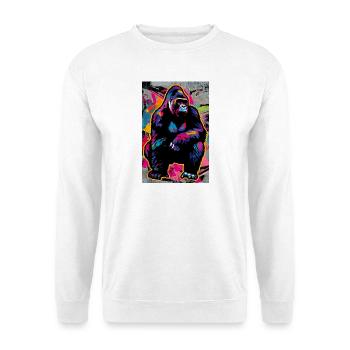 gorilla - Unisex Sweatshirt - white - Front