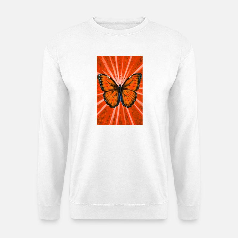 butterfly - Unisex Sweatshirt - white