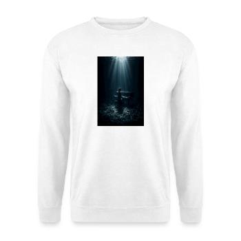Unterwasser-Klavier-Träumerin - Unisex Pullover - Weiß - Vorne