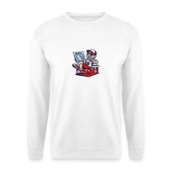 Souvenir de design de voyage en Serbie : vacances dans les Balkans - Sweat-shirt Unisexe - blanc - Devant