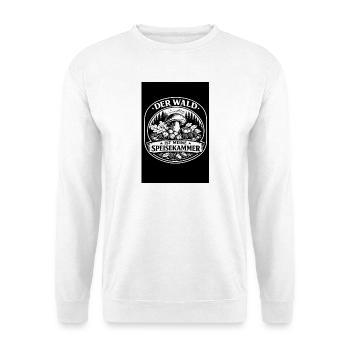 Der Wald ist Speisekammer - Unisex Pullover - Weiß - Vorne