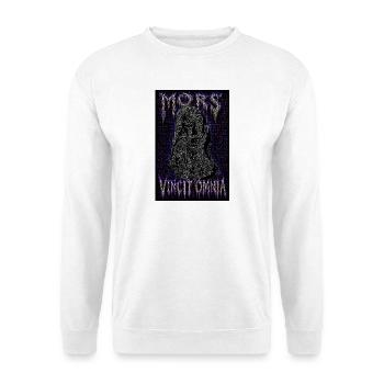 Mors Vincit Omnia – Cyber Grunge Grim Reaperc - Unisex Sweatshirt - white - Front