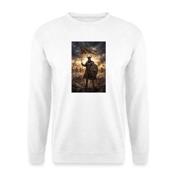 Guerrier viking Battleborn - Sweat-shirt Unisexe - blanc - Devant