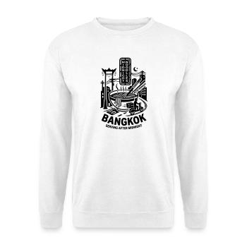 Bangkok Midnight Noodles - Unisex Sweatshirt - white - Front
