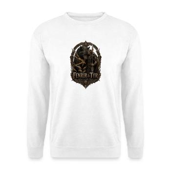 Fenrir & Tyr: Verrat und Mut - Unisex Pullover - Weiß - Vorne