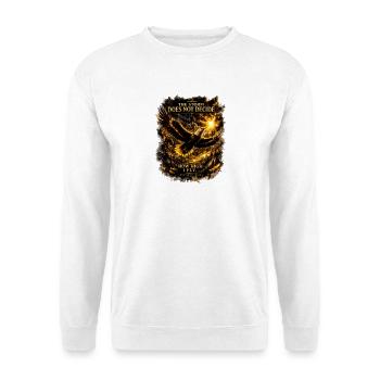 EAGLE-THE_STORM_DOES_NOT_DECIDE_HOW HIGH I FLY - Unisex Sweatshirt - white - Front