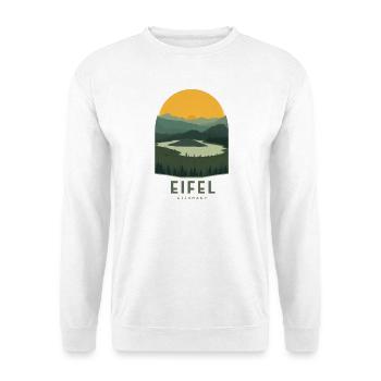 Eifel Germany | Vintage National Park - Unisex Pullover - Weiß - Vorne