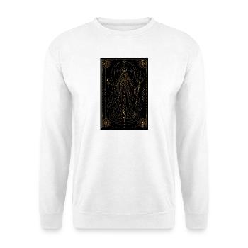 Mondhexe  - Unisex Pullover - Weiß - Vorne