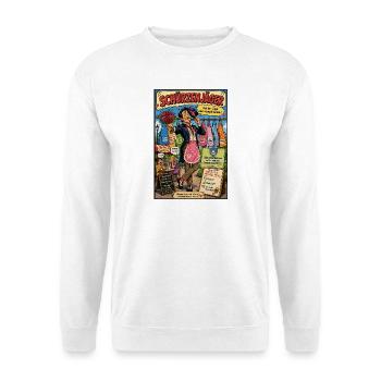Schürzenjäger – Charmant auf Komplimentenjagd - Unisex Pullover - Weiß - Vorne