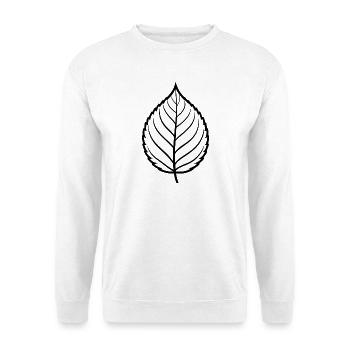 Birch Leaf - Unisex Sweatshirt - white - Front