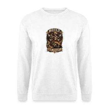 Gebaut Nicht Gekauft: Schädel Truck - Unisex Pullover - Weiß - Vorne