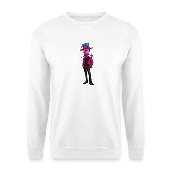 Psychedelic Suit Hero Neon - Unisex Sweatshirt - white - Front