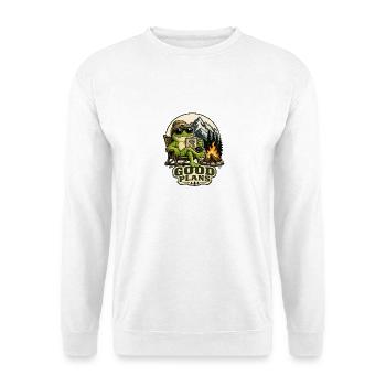 Good plan at the campfire frog - Unisex Sweatshirt - white - Front