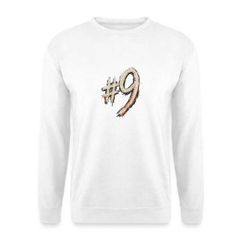 Kreide #9 Hashtag Stil - Unisex Pullover - Weiß - Vorne