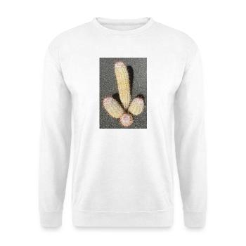 Pastellkaktus im Wüstenlicht - Unisex Pullover - Weiß - Vorne