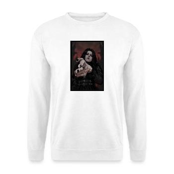 Gothic Pose: Seductive Darkness - Unisex Sweatshirt - white - Front
