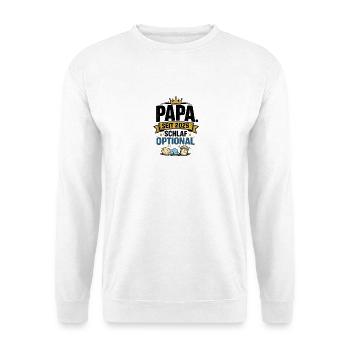 Seit 2025 Optional – Schlafendes Baby - Unisex Pullover - Weiß - Vorne