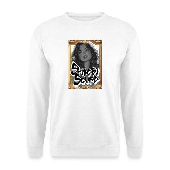 Cadre Graffiti Noir Monochrome - Sweat-shirt Unisexe - blanc - Devant