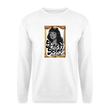 Framed Graffiti Glam Portrait - Unisex Sweatshirt - white - Front