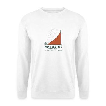 Mont Ventoux Route Cycliste - Sweat-shirt Unisexe - blanc - Devant