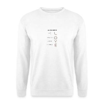 Mathematician Humor Mathematics - Unisex Sweatshirt - white - Front
