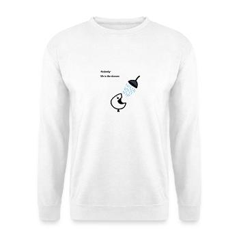 Introvert Shower Humor Alone Time - Unisex Sweatshirt - white - Front