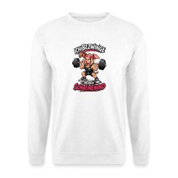 Ich Bezwinge Meinen Schweinehund - Unisex Pullover - Weiß - Vorne