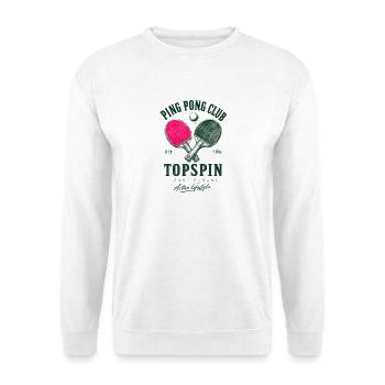 Ping Pong Club Topspin Vintage - Unisex Sweatshirt - white - Front