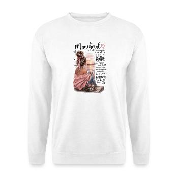 Kuscheltage am See - Unisex Pullover - Weiß - Vorne