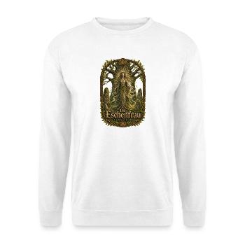 Eschenfrau – Geist der Esche - Unisex Pullover - Weiß - Vorne