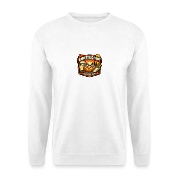 Sauerteigbrot Logo Herbstambiente - Unisex Pullover - Weiß - Vorne