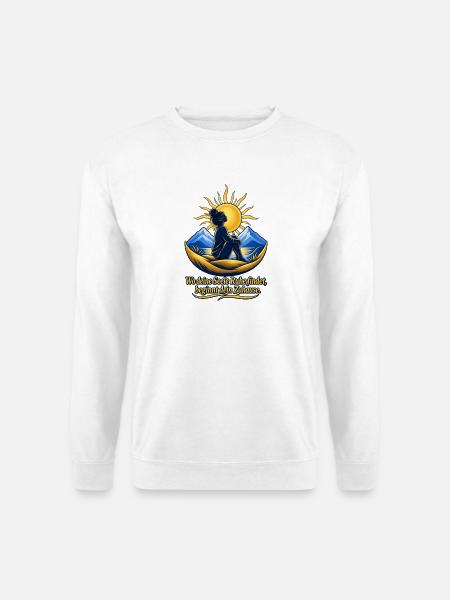 Wo deine Seele Ruhe findet - Unisex Pullover - Weiß