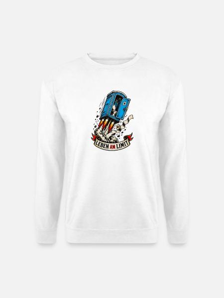 Leben am Limit - Unisex Pullover - Weiß