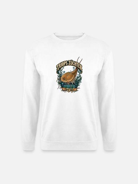 Triops Züchter Urzeitkrebs Retro Motiv - Unisex Pullover - Weiß