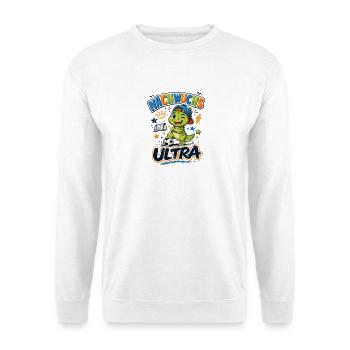 Nachwuchs Ultra - Unisex Pullover - Weiß - Vorne - Alina (178cm) & Michal (187cm)