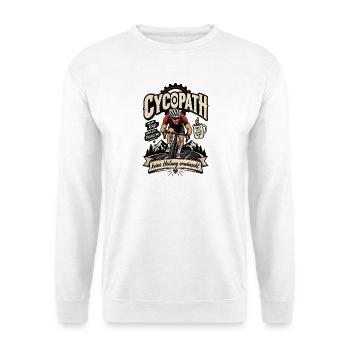 Cycopath - Unisex Pullover - Weiß - Vorne - Alina (178cm) & Michal (187cm)