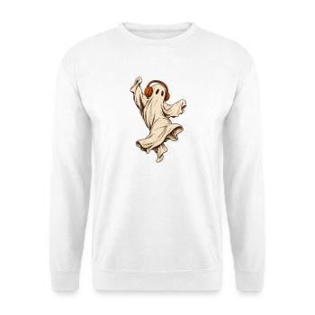 Geistermusik - Unisex Pullover - Weiß - Vorne - Alina (178cm) & Michal (187cm)