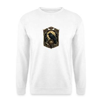 Mondrabe im Celtic-Rahmen - Unisex Pullover - Weiß - Vorne - Alina (178cm) & Michal (187cm)