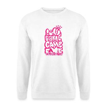 CAMEONE-PINK - Unisex Pullover - Weiß - Vorne - Alina (178cm) & Michal (187cm)
