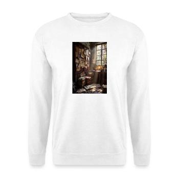 Dusty Archiv-Studie - Unisex Pullover - Weiß - Vorne - Alina (178cm) & Michal (187cm)