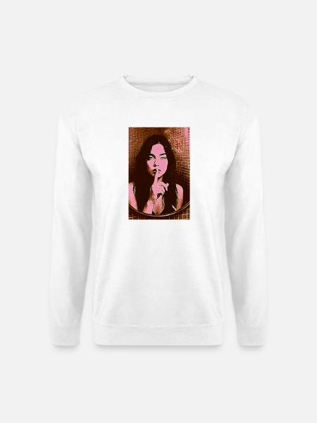 pssst VI - Unisex Pullover - Weiß