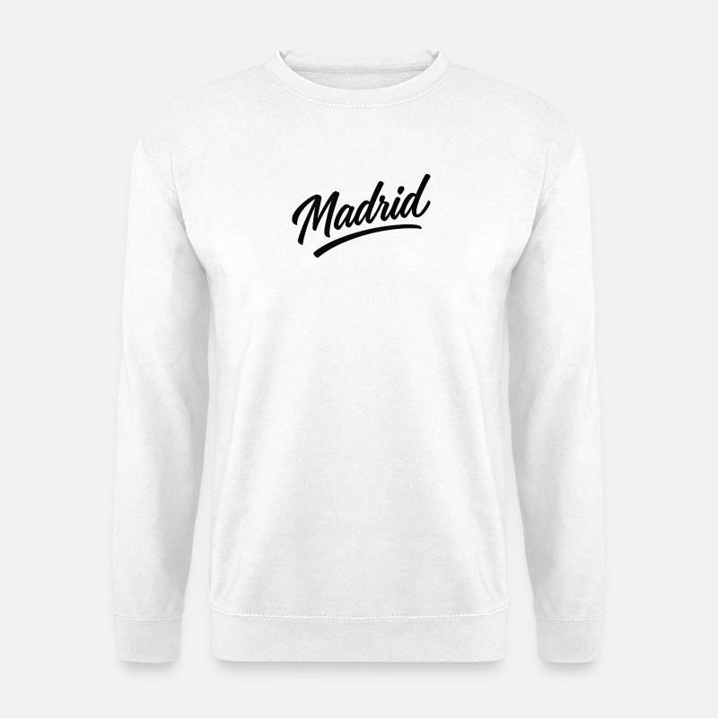 Madrid Script Urban Logo - Unisex Pullover - Weiß