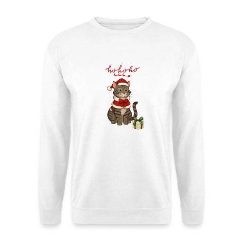 HoHoHo! Grå katt - Genser unisex