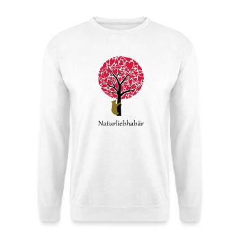 Naturliebhaber Bär Natur Liebe Naturschutz - Unisex Pullover - Weiß - Vorne