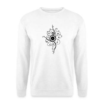 Yule sun, winter solstice - Unisex Sweatshirt - white - Front