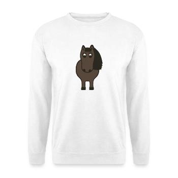 Poneys de boules - Sweat-shirt Unisexe - blanc - Devant